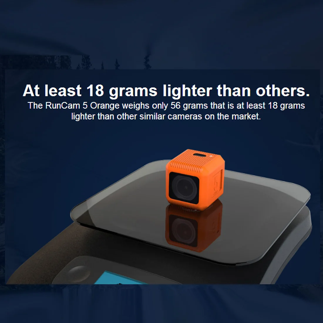 

RunCam 5 Orange 12MP 4:3 145 Degree FOV 56g Ultra-light 4K HD FPV Camera for DIY RC FPV Racing Drone Toothpick