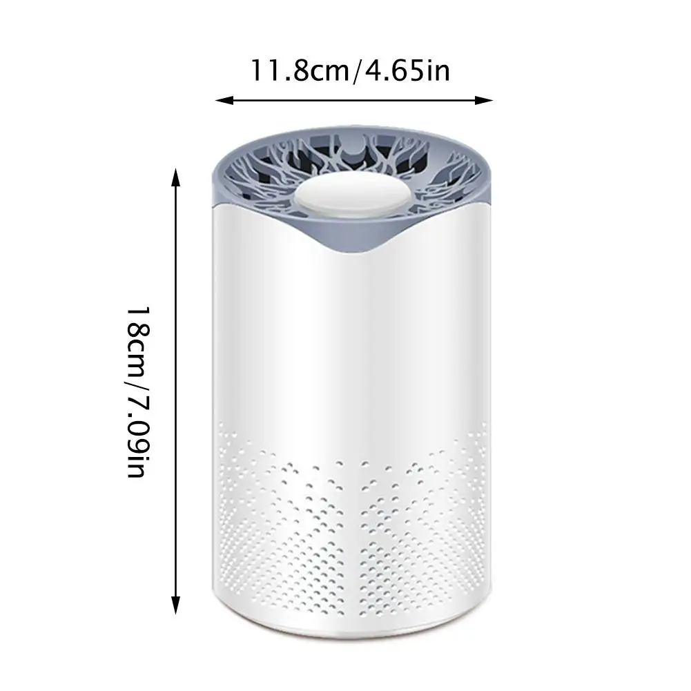 

Portable UV Led Sterilizing Air Purifier USB Air Cleaner Kill Bacteria Clear Odor Ultra-quiet For Bedroom Kitchen Bathroom