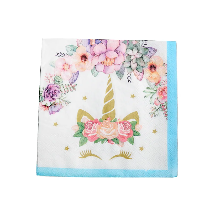 Салфетка одноразовая в виде слона для детской вечеринки 20 шт. | Дом и сад