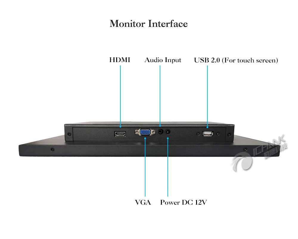 ZB140TC-25D/1" дюймовый 1920x1080p 16:9 VGA HDMI USB встроенный динамик бесплатно емкостный сенсорный ЖК-экран монитор ПК