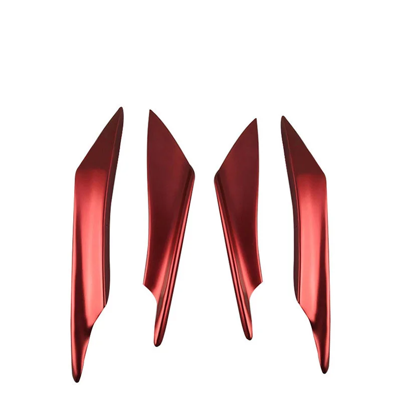 4 шт./компл. универсальный передний бампер синий красный боковые разделители для