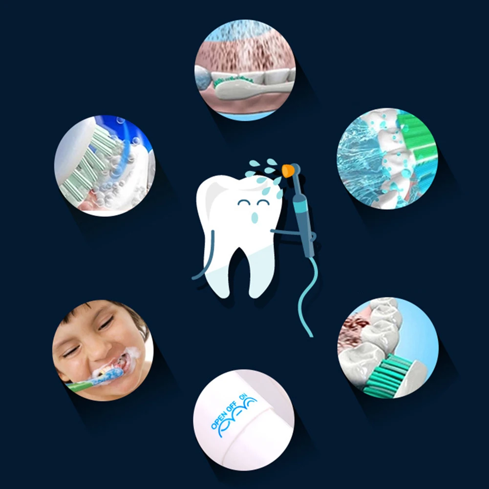 Новая ультразвуковая волновая автоматическая электрическая зубная щетка