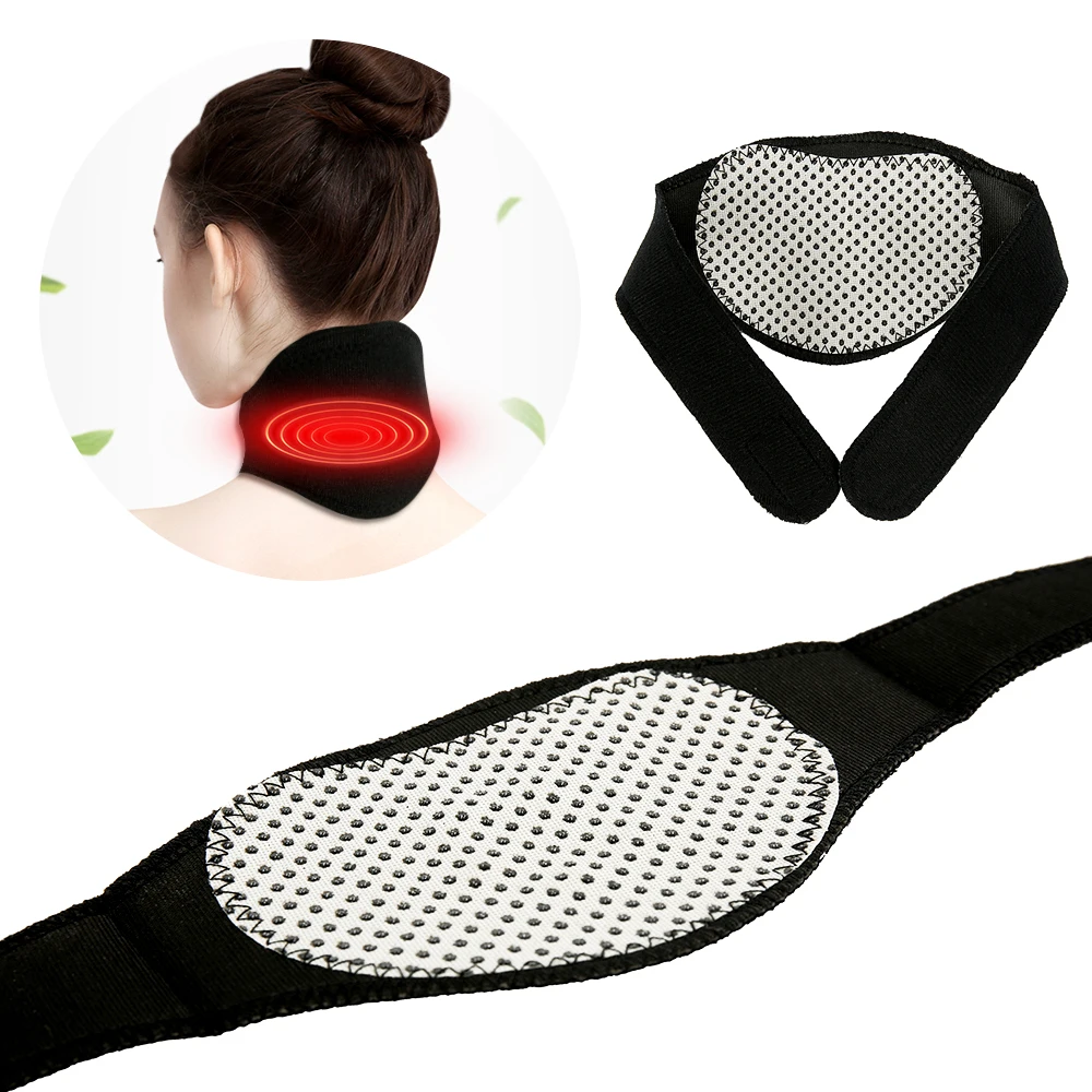 

Adjustable Magnetic Therapy Self-Heating Neckband Breathable Neck Massager Pain Relieve Warmer Guard Medical Massager Neckband