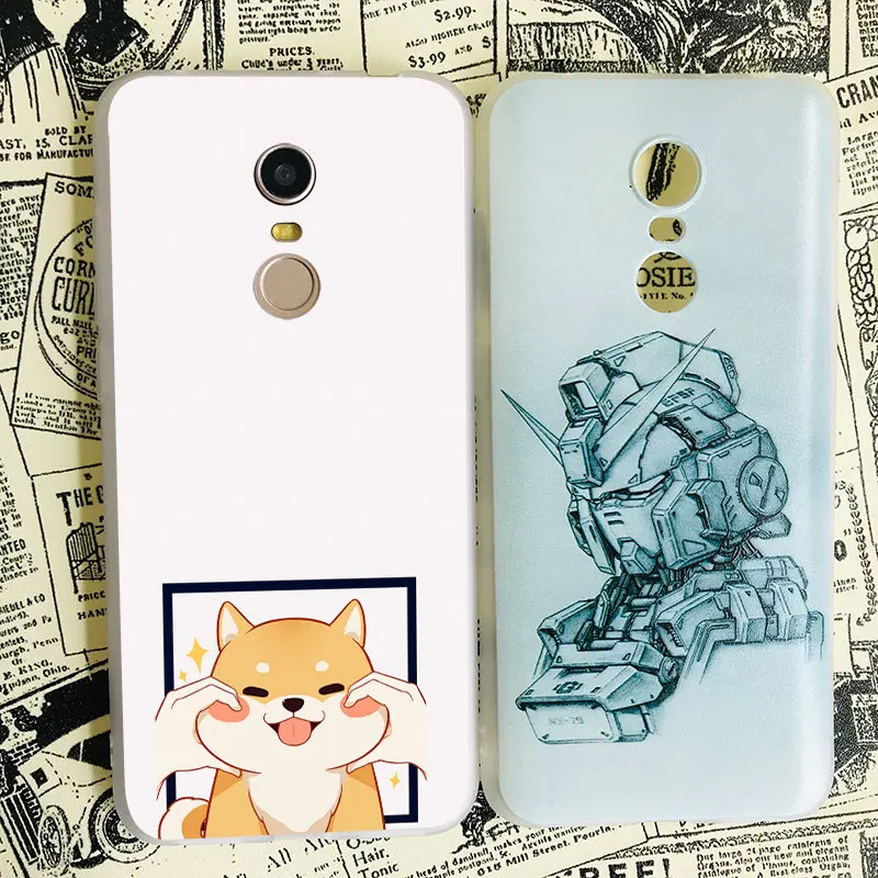 Silicone Cases For Xiaomi Redmi Note 8 Pro 7 6 5 5A 4 4X cartoon Shiba inu Matte Cover 7A K20 TPU Case |