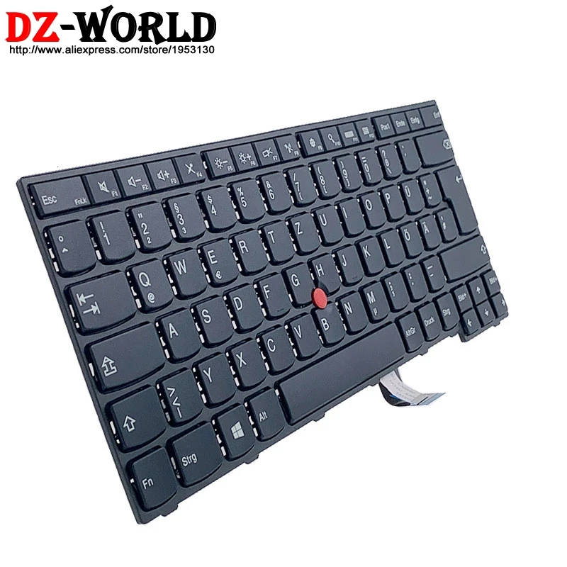 Немецкая клавиатура для ноутбука Lenovo Thinkpad E450 E450C E455 E460 E465 E470 E475 04X6113 04X6193 04X6153 01AX012