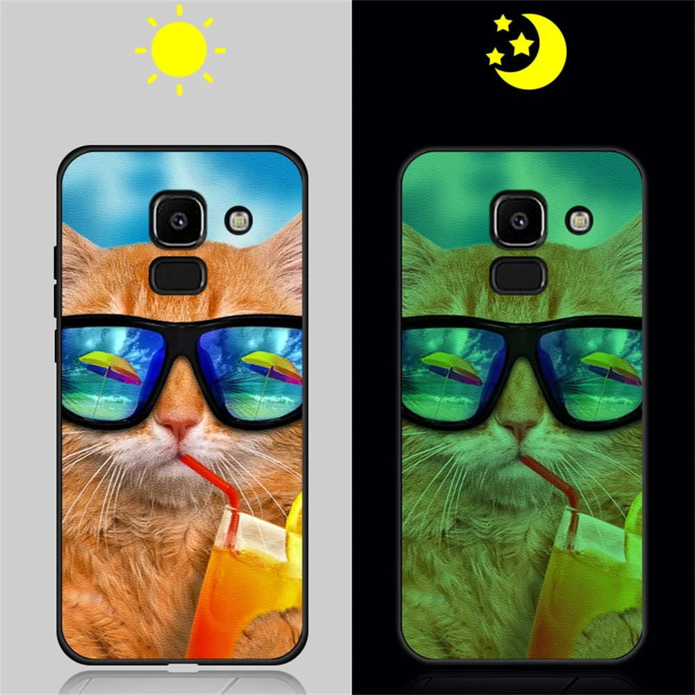 13 Светящийся чехол для samsung Galaxy A10 A20 A30 A40 A50 A60 A70 Крышка для samsung Galaxy A6 A7 A750 кожи Funda светящийся чехол - Цвет: 13