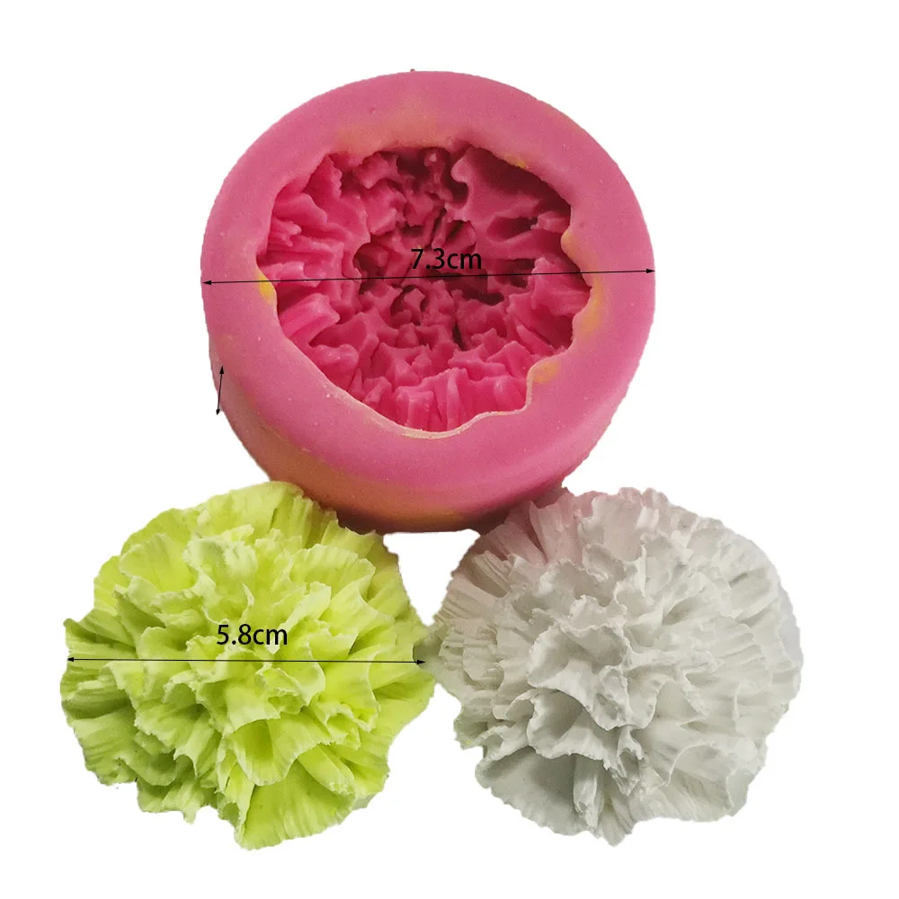 Гвоздика Цветочная форма для мыла 3D шоколадные кухонные принадлежности