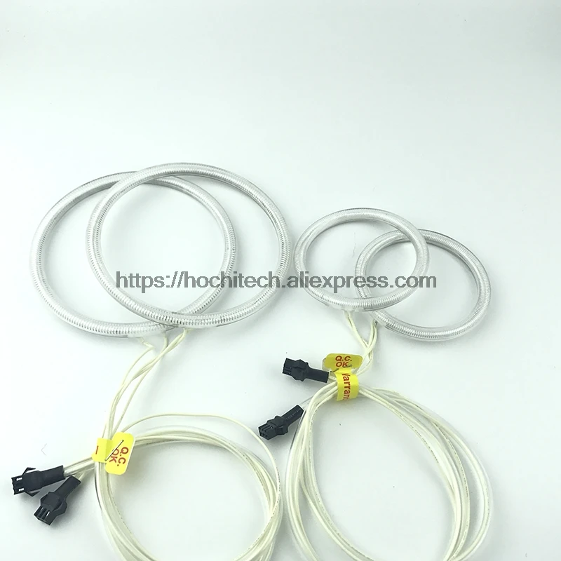 HochiTech for Chevrolet Chevy Aveo 2011 2012 2013 2014 car styling Ultra Bright CCFL Angel Demon Eyes Kit Warm White Halo Ring | Автомобили