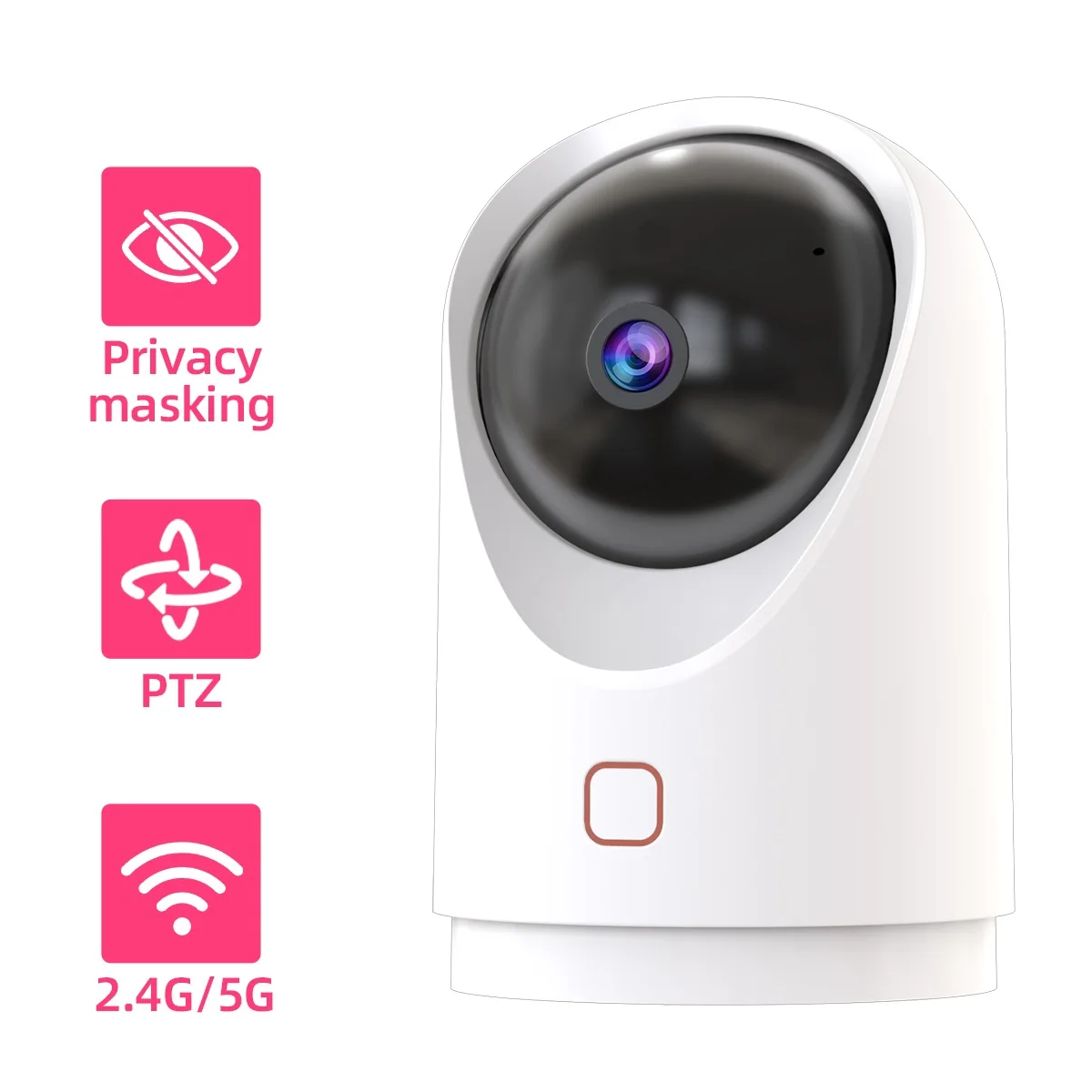 

XUNPINK 1080P Smart Dual-Band IP Camera Surveillance2.4G/5G Wifi Baby Monitor Two Way Speak For Home Security