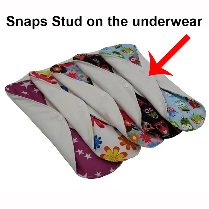 3 шт. женские гигиенические прокладки из бамбука и хлопка|pads with wings|feminine padsreusable woman