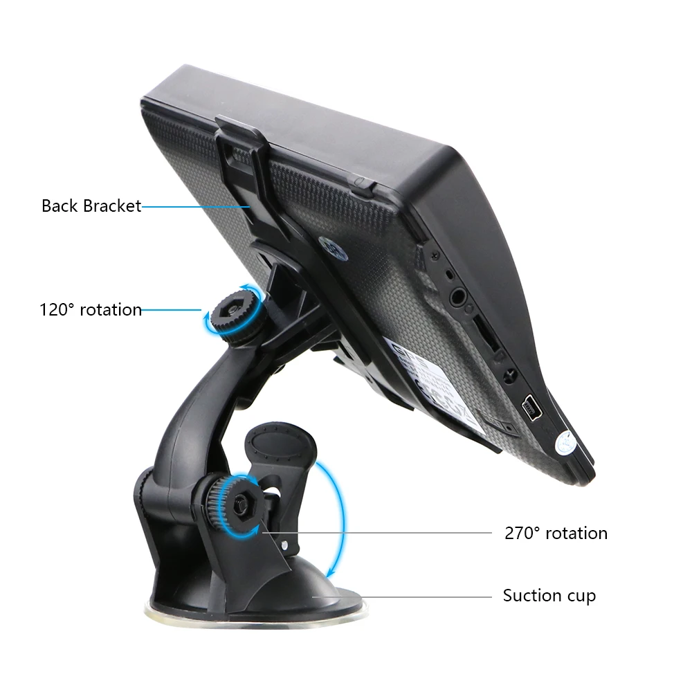 AMPrime 7 &quotАвтомобили Sat Nav GPS навигационная система сенсорный экран с бесплатными