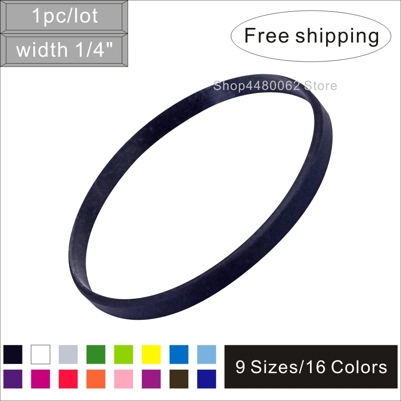 1 шт./лот ширина 5 мм чистый силикон браслет цвет силиконовая резинка по низкой