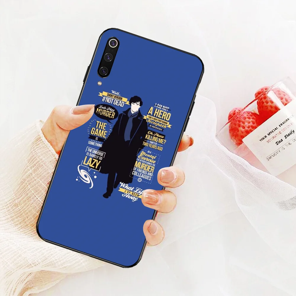 NBDRUICAI i am Sherlock Холмс окрашенный чехол для телефона Xiaomi Redmi Note 8 8A 7 6 6A 5 5A 4 4X 4A Go Pro Plus