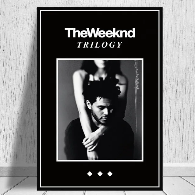 the weeknd star boy rb house balloons rap music album canvas paintings posters and print wall art picture for living room decor free global shipping