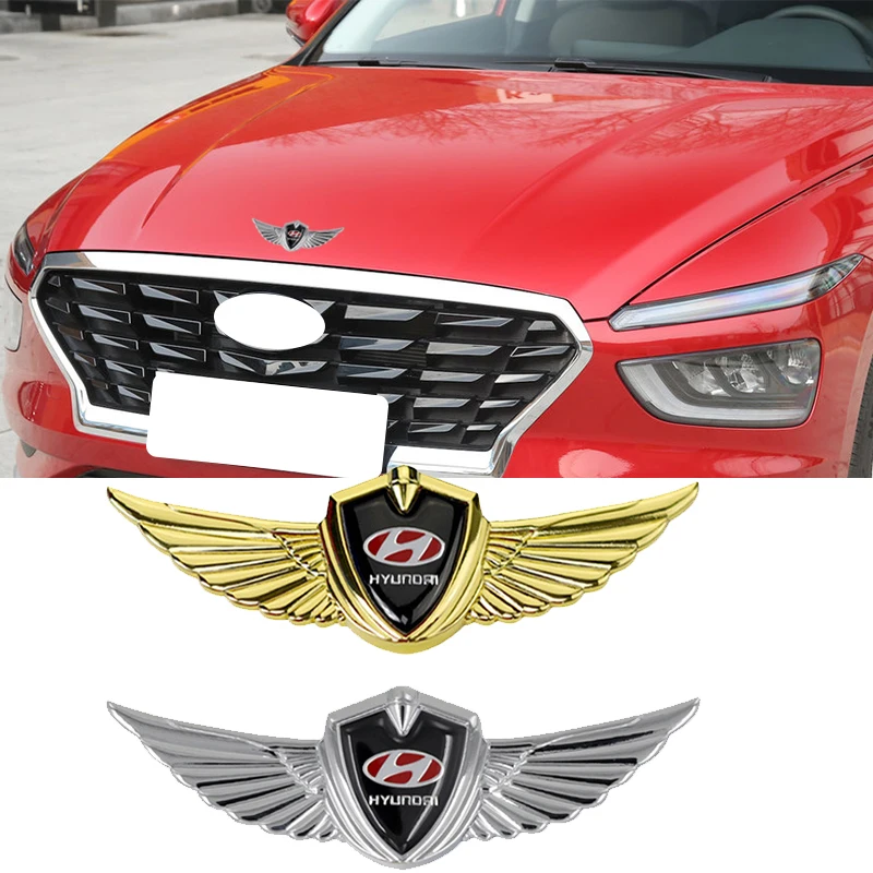 

Car Badge Sticker Rear Front Hood Emblem Decal for Hyundai Tucson Kona IX35 I20 Elantra I30 I10 I40 Accent Sonata Azera Santa