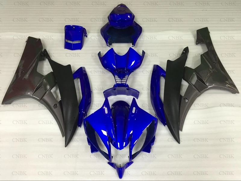 Кузов для YAMAHA YZFR6 06 кузов YZF600 R6 Обтекатели 2006 - 2007 синий черный | Автомобили и