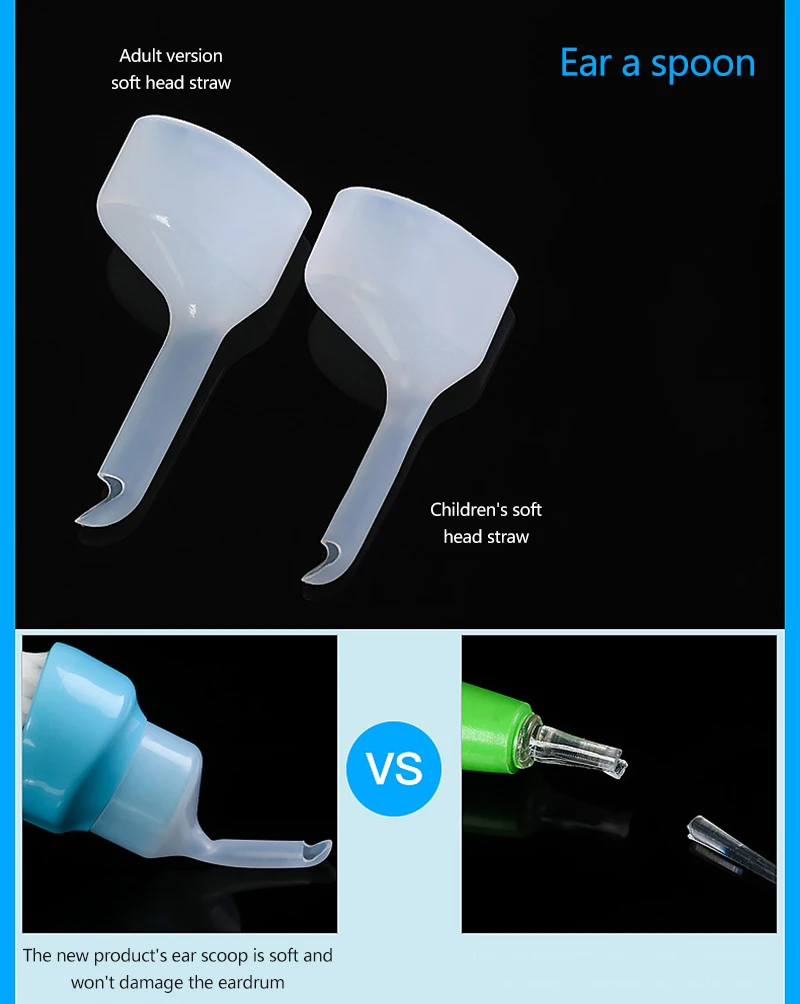 

New Electric Safe Cordless Vacuum Ear Cleaner Cleaning Wax Remover Painless Tool