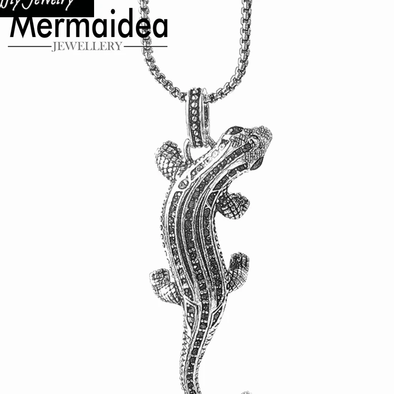 Ожерелье с подвеской из черных звеньев в вечерние ле панк|Цепочки| |