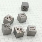 Металлический Кубик из чистого металла, 10 мм