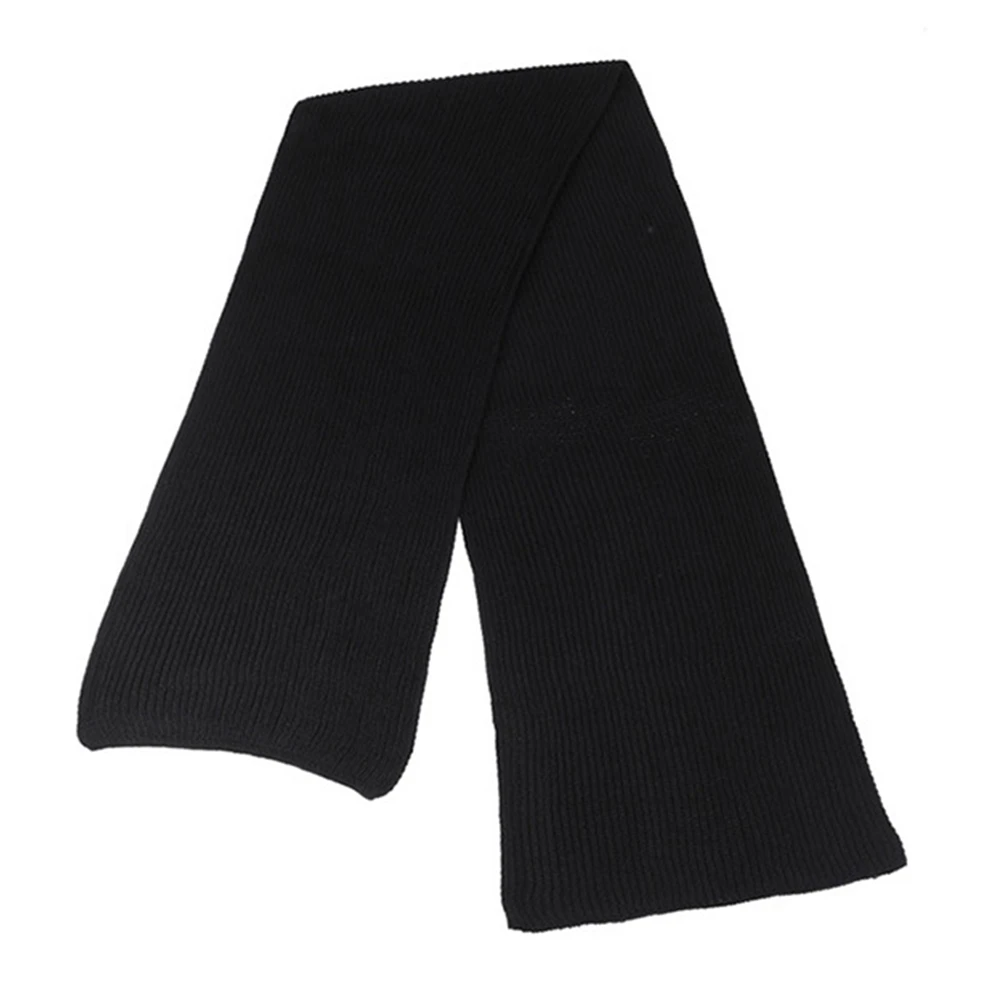 Мужской модный однотонный вязаный шарф в Корейском стиле высококачественные