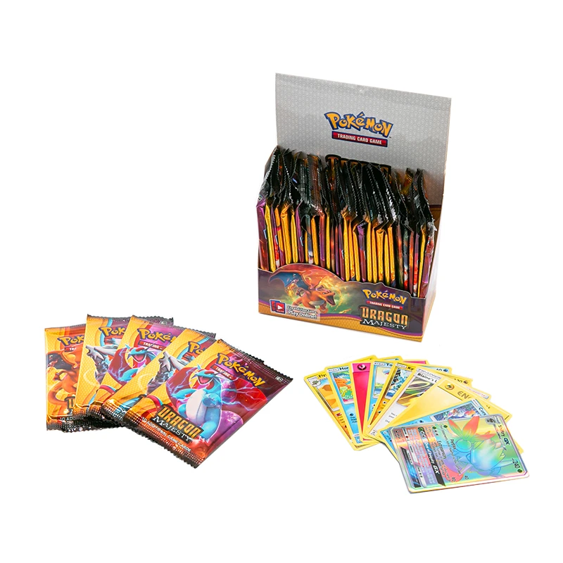 

324Pcs/lot Fast Delivery Pokemon Card Game Battle Share Cards Metal Carte Children Toy
