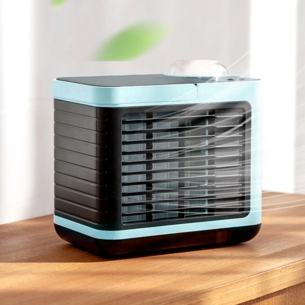 

Портативный мини-вентилятор, портативный воздухоохладитель, светильник щение, настольный вентилятор охлаждения, увлажнитель, очиститель д...