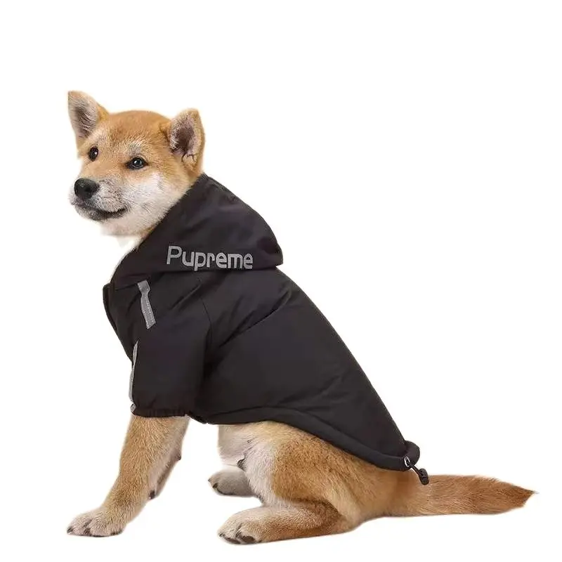 

Pet Dog Clothes Winter Waterproof Coat Puppy Warm Jacket Hoodie Thicken Reflective Clothing For Small Medium Dogs Cat Pet Outfit