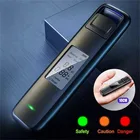 Портативный Бесконтактный Алкотестер с цифровым дисплеем, USB-зарядка, анализатор дыхания, высокая точность