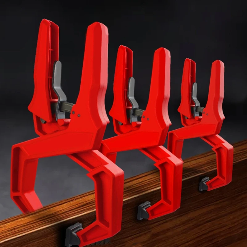 

Multifunction Heavy Duty Spring Clamp Strong G Type Plastic Ergonomically Designed Handle Improve Efficiency Woodworking