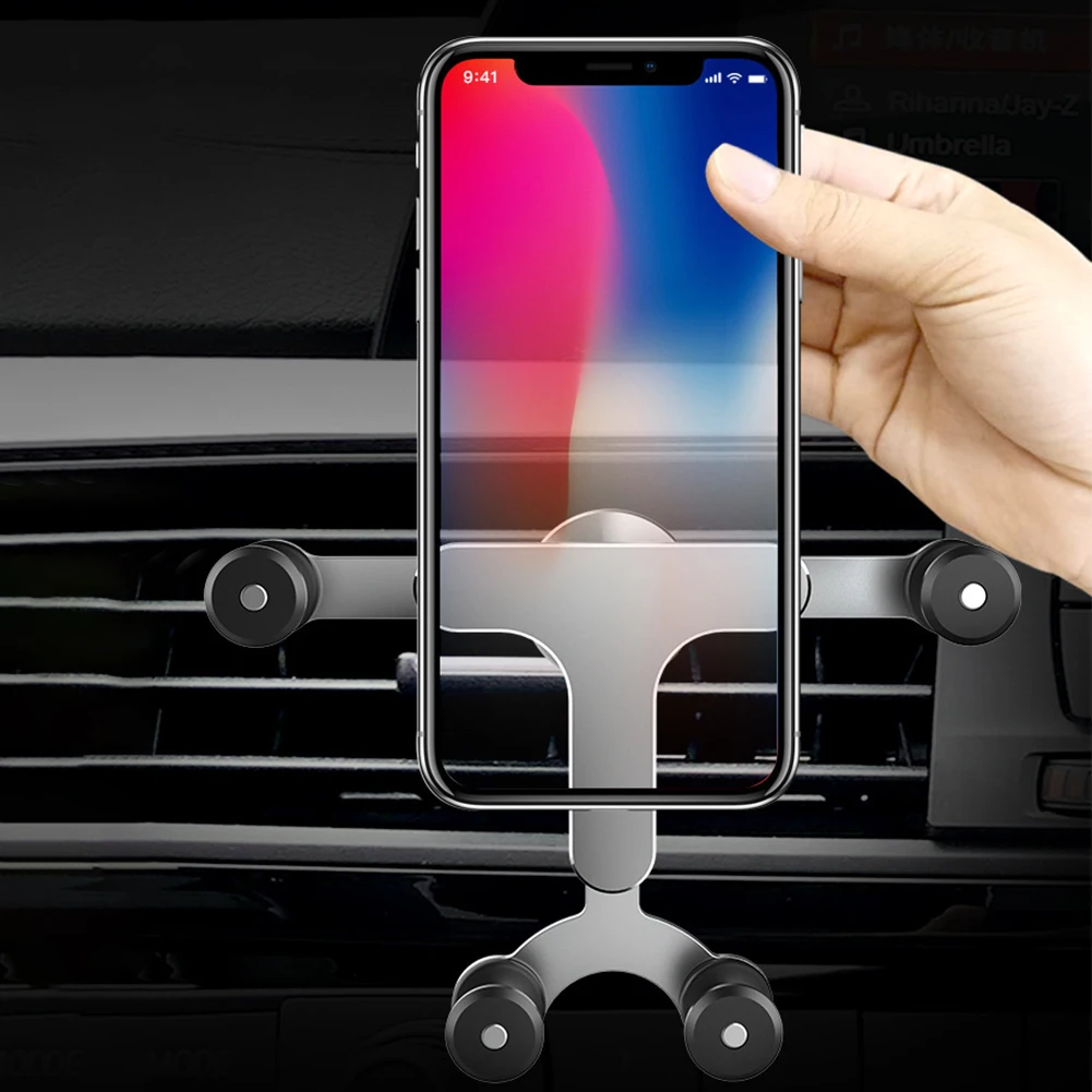 Металлический гравитационный Автомобильный держатель для телефона iPhone 11 Pro Max X XR