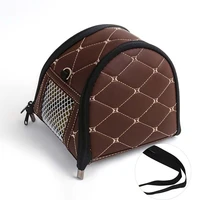portable small pet travel bag hamster carrier breathable outdoor hedgehog bag