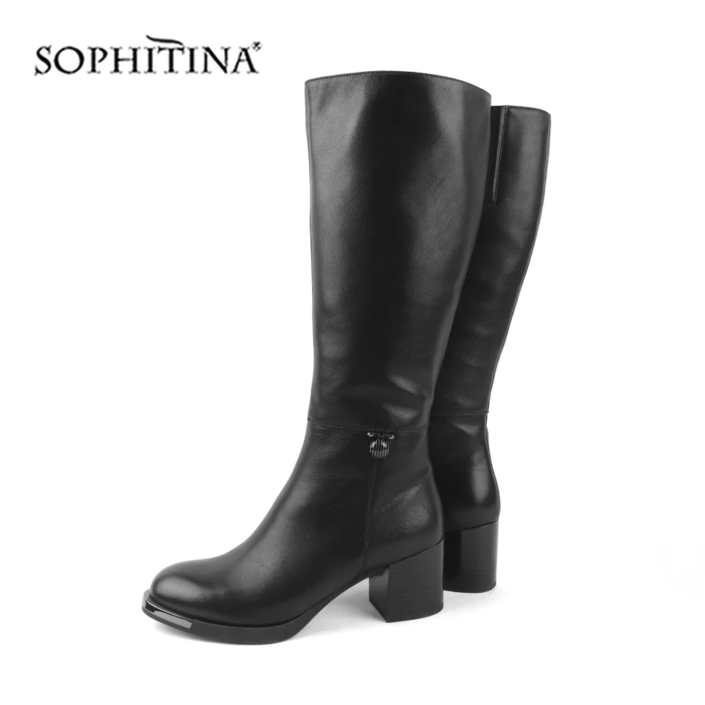 SOPHITINA/Сапоги женские на осень и зима. Модная обувь из высококачественной