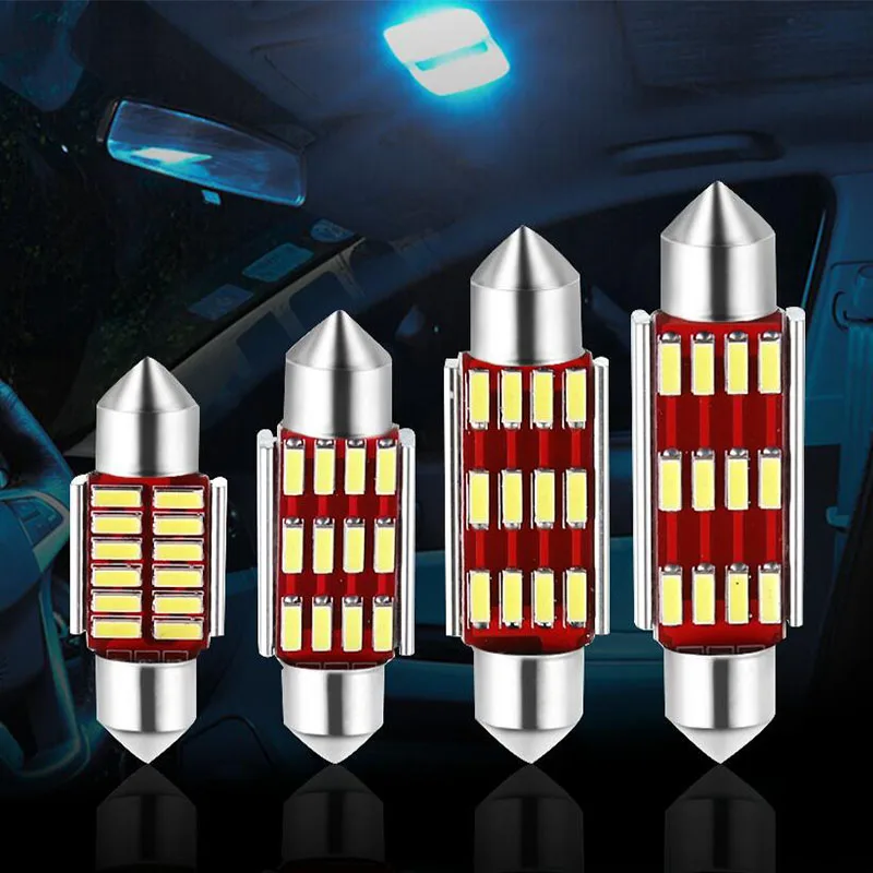 Festoon Doom лампа 31 мм 36 39 41 светодиодный светильник C5W C10W супер яркий 12 в авто Интерьер