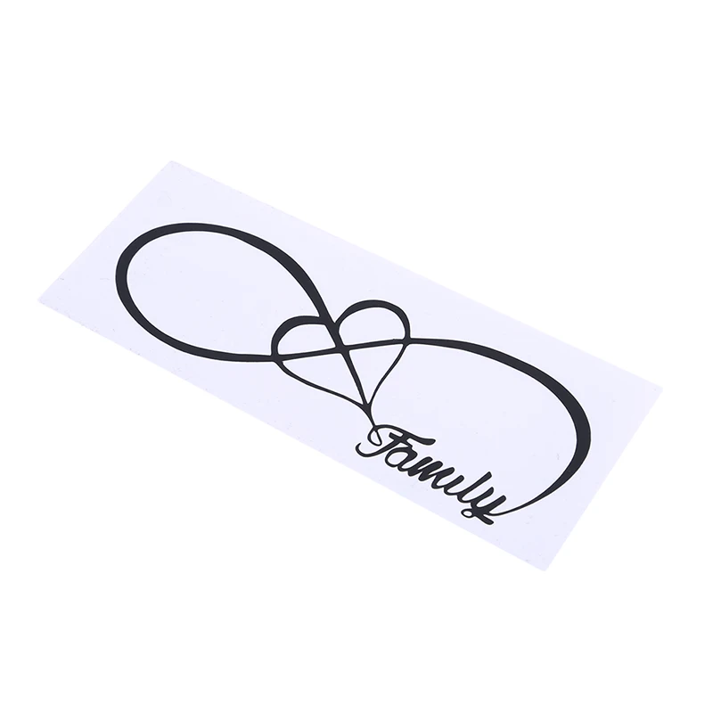 Лидер продаж креативная наклейка для украшения автомобиля Белый Черный семья