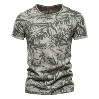 mens t shirt hawaiian style 2021 round neck shirt casual wear high quality 3d printing fashion short sleeve top large size