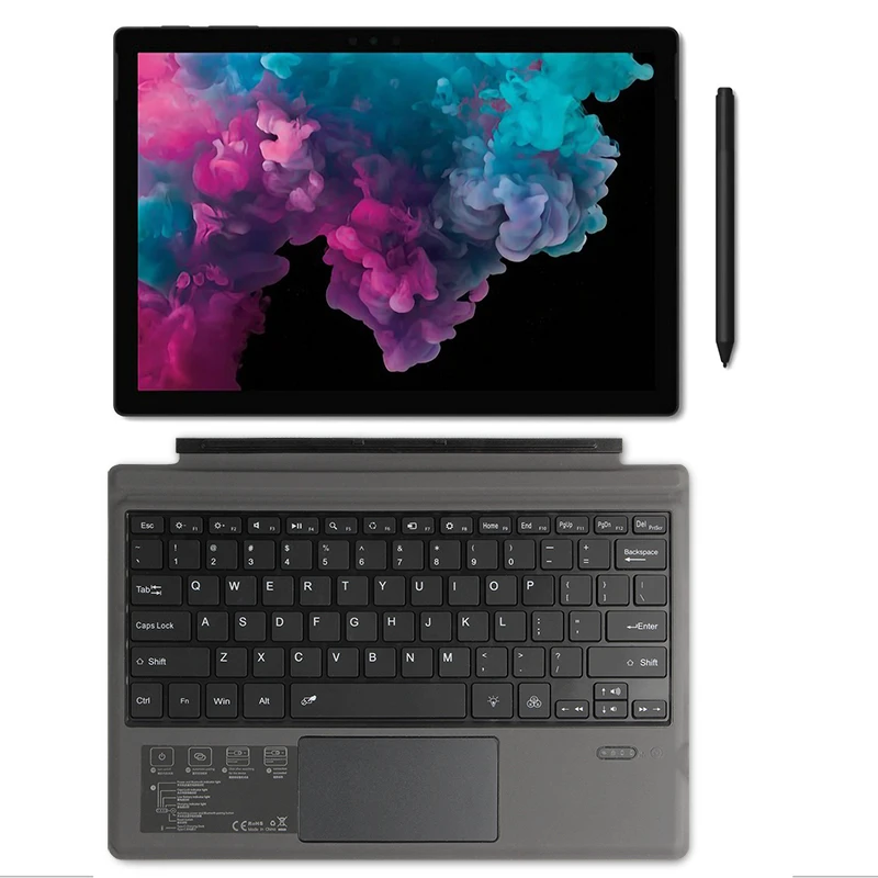 Bluetooth-клавиатура для планшета Microsoft Surface Pro 7 6 5 4 3 беспроводная клавиатура мышь surface