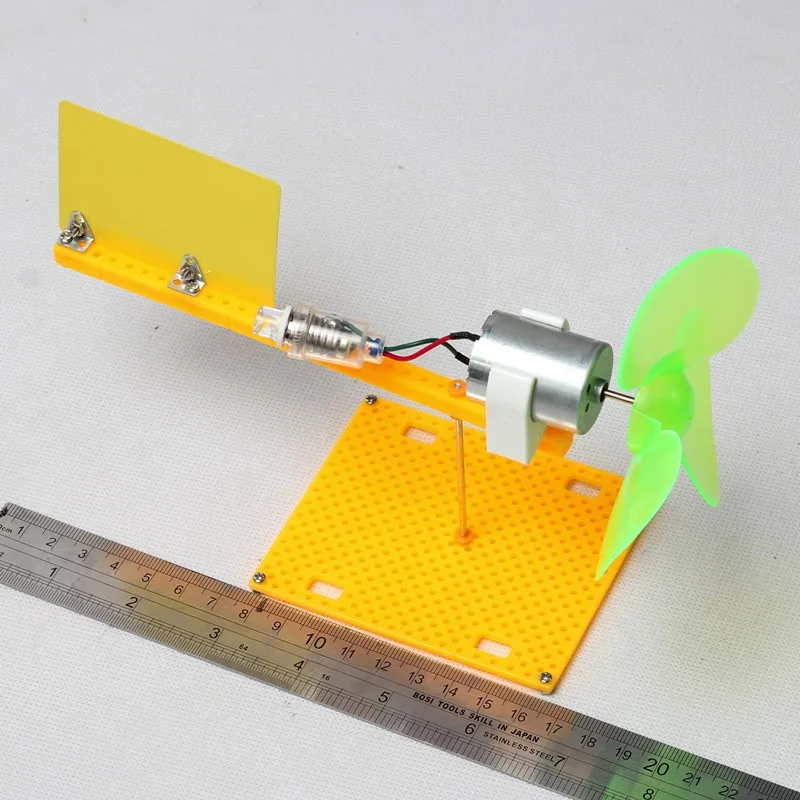 Миниатюрная модель ветряной турбины наборы сделай сам микро-генератор двигатель