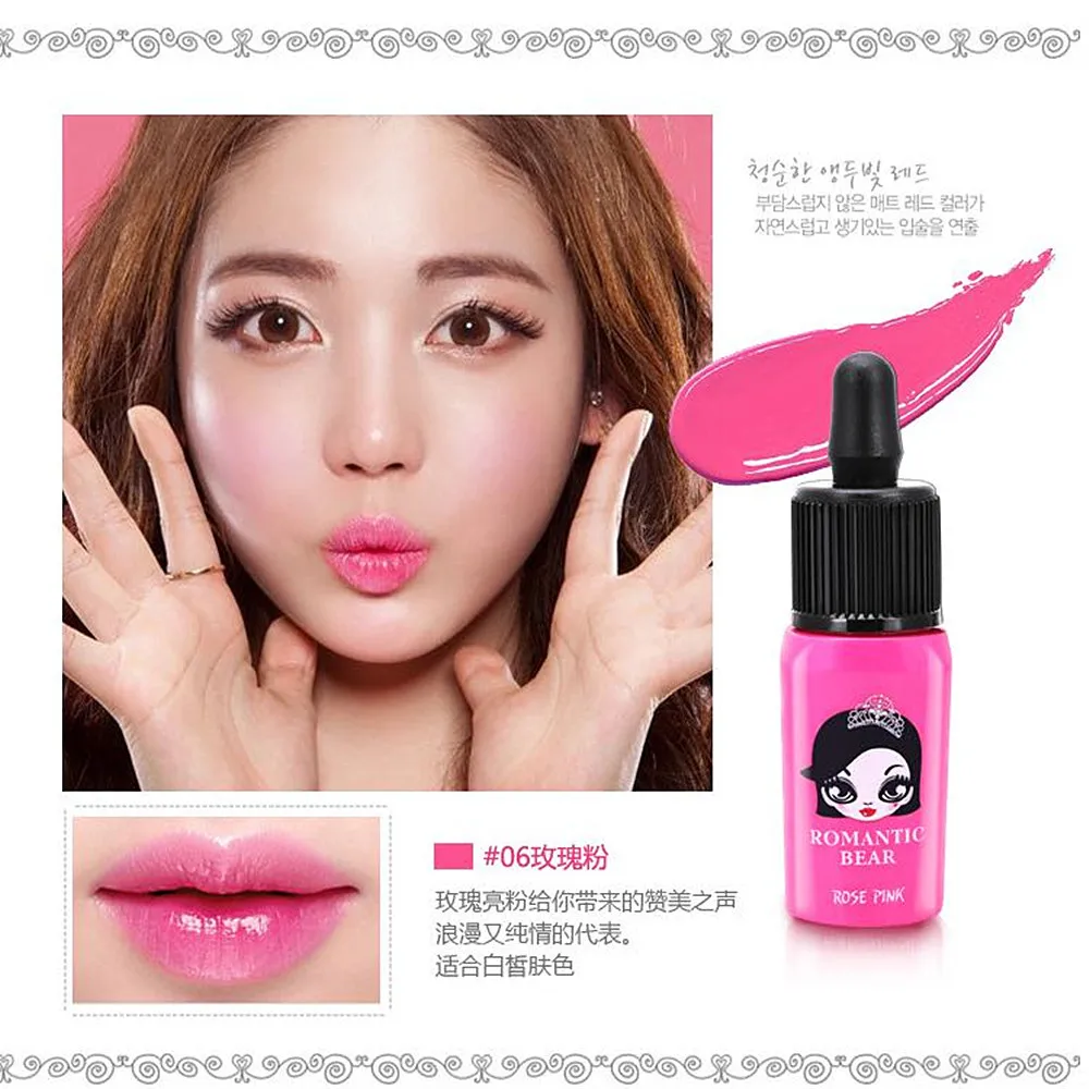 

Lip Gloss Lip Makeup 6 Colors Velet Nude Waterproof Lipgloss Matte Lipstick Liquid Lipstick Long lasting Lip Tint