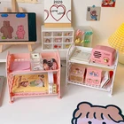 2-ярусная стойка для хранения Ins, Настольный стеллаж для хранения макияжа, органайзер для общежития, ванной комнаты, полка, канцелярские принадлежности для хранения