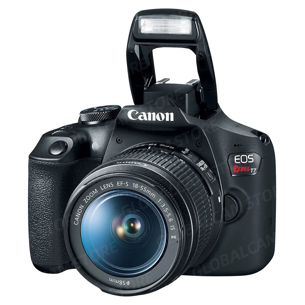Canon EOS Rebel T7 DSLR Camera с 18-55 мм объективом 2000D Kit Original & New | Электроника