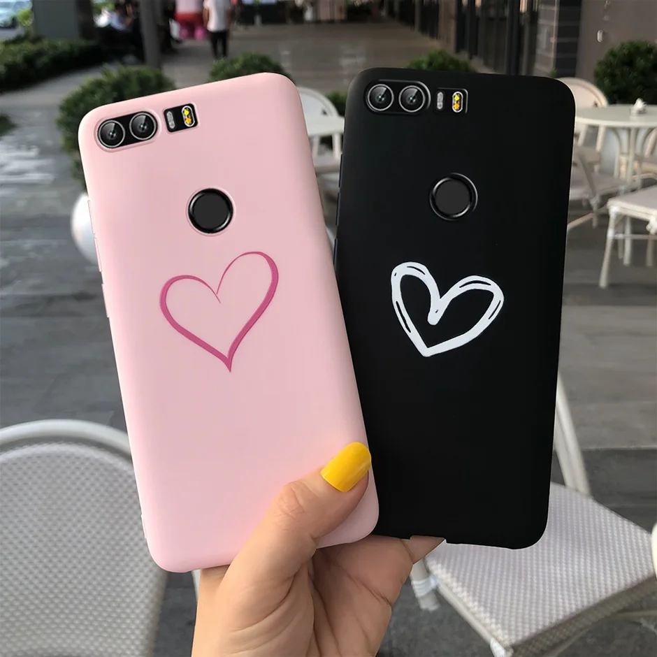 Фото Чехол для Huawei Honor 8, чехол карамельного цвета, мягкий силиконовый чехол для Huawei Honor 8, задняя крышка из ТПУ для Honor 8, чехол для FRD-L09 №2