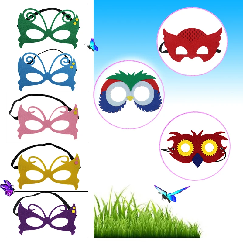 Специальные серии животных Сова бабочка Cos маска патч Дети Школа деятельности
