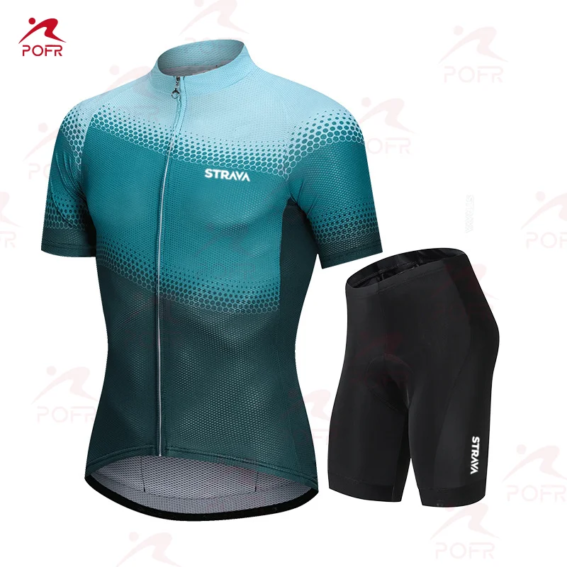 

2022 STRAVA cycling jerseys suits summer with short sleeves uv mountain bike man bicycl ridingsuit racing bikesuit jersey mtb