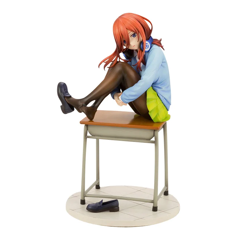 Фигурка аниме Kotobukiya кукла квинтуплет Мику Накано 19 см ПВХ игрушечная девушка на