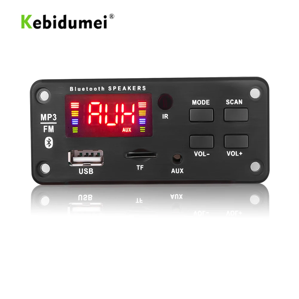 Горячая Распродажа без усилителя большой экран 12 в MP3 WMA беспроводной Bluetooth 5 0