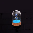 4 ''мини, из прозрачного стекла Dome with деревянная пробка для декора