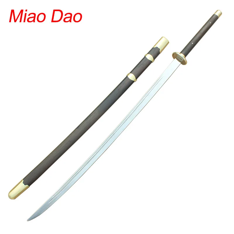 

MIAO KNIFE Sword Miao Dao Two handed Sword Martial Arts Equipment Sword Chinese Kungfu Qi family Sword Performance sword