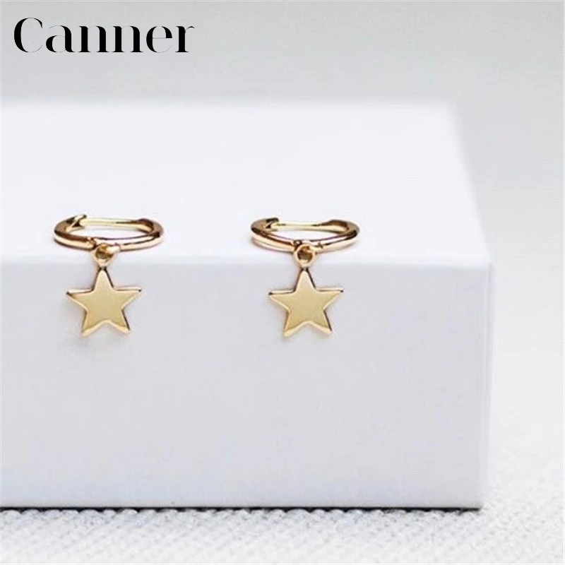 Женские серьги-гвоздики Star Charm серебро 925 пробы золотой серебряный цвет подарок
