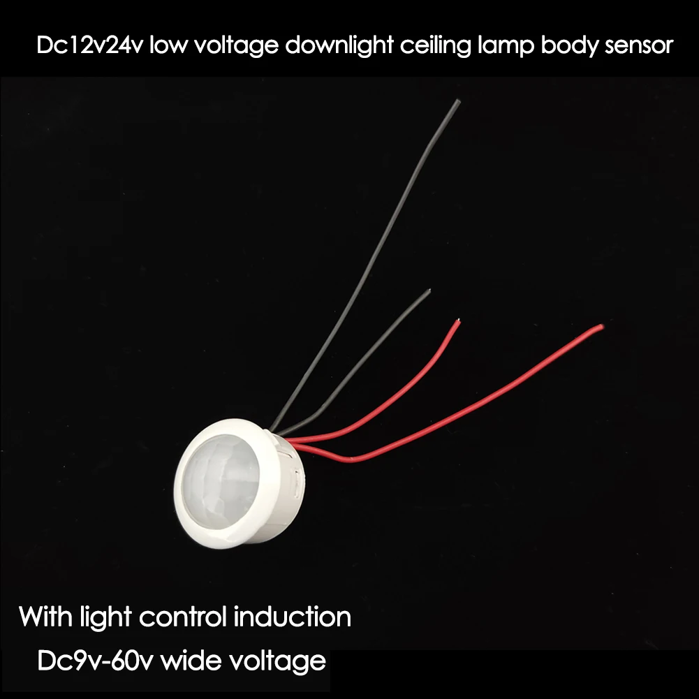 DC 12V 24V Wiring Infrared Sensor Ceiling Lamp Human Body Induction Switch PIR Motion Movement Sensing Light Switches | Обустройство