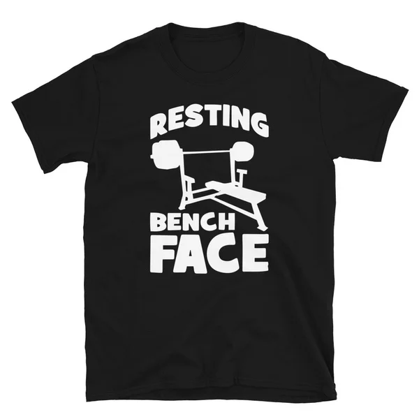 

Womens Resting Bench Face Gym T-Shirt